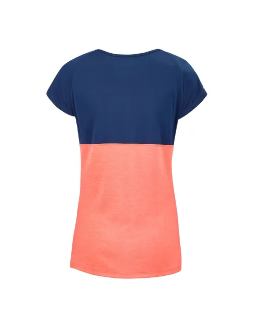 Camiseta Babolat Play Cap Coral Mujer | Ofertas de pádel